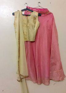 Pink Lehenga Choli Set