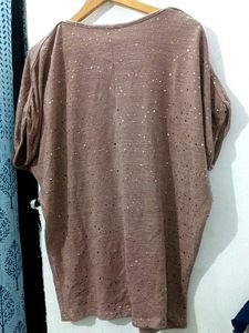 Sparkly Dolman Sleeve Top