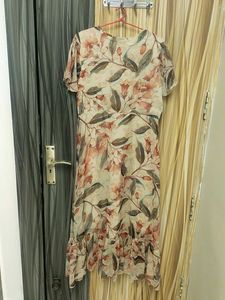 Floral Print Midi Dress