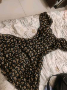 Floral Print Mini Dress