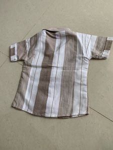 Boys Outfit: Shirt &amp; Denim Shorts