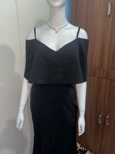 Elegant Black Party Maxi Dress