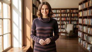 🆕🖤 BRAND NEW Striped Knit Sweater Top🖤🆕