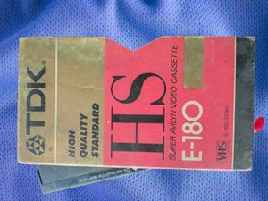 Vintage E-180 VHS Tape