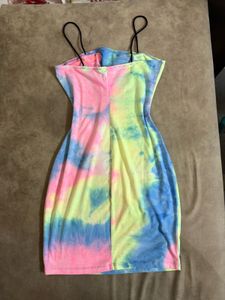 Tie-Dye Bodycon Dress