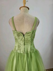 Vintage Green Tulle Dress