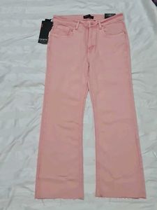 Branded Pink Flare Jeans