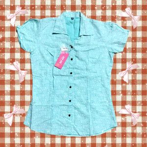 Retro floral shirt top
