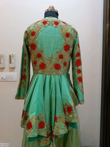 Embroidery Top With Skirt Lehnga