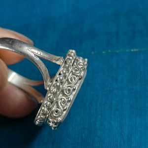 Coffin Moonstone Ring