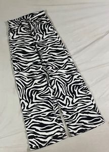 ZEBRA Print High Waist Denims