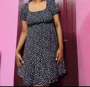 Floral Print Mini Dress
