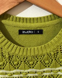 Green Knit Sweater