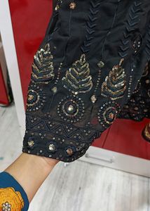 Black Sequence Gown