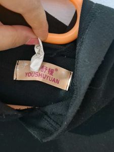 Stuck On Cropped Hoodie