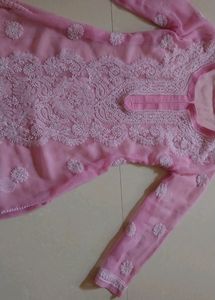 Beautiful  Pink Kurti