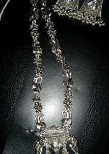 Elephant Pendant Necklace (oxide neckless)