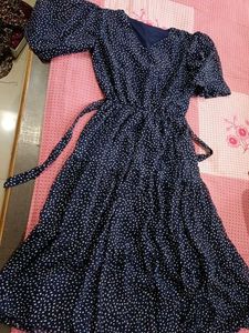 Polka Dot Midi Dress