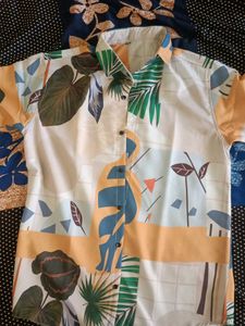 Funky Patterned Short Sleeve Shirt