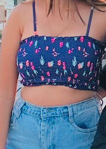 Cut Out Crop Top