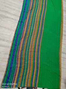 🇳🇿💫💗 Beautiful Elegant Green Saree