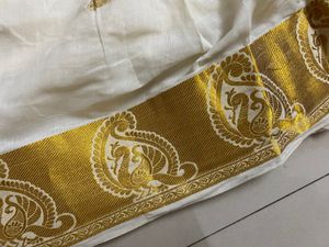 Baby Girl Traditional Wear Golden White