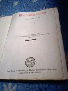 Class X Maths Textbook + Free Gift