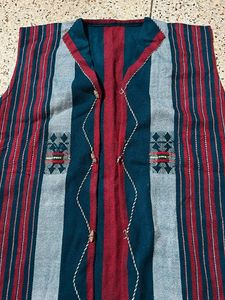 Striped Ethnic Vest