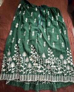 Green Sequin Lehenga Without Dupatta