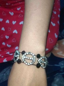 Sparkling Silver &amp; Gemstone Bracelet