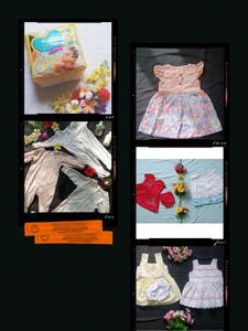 Girls Clothing sleep suit 3, cute baby dress 5,Pam