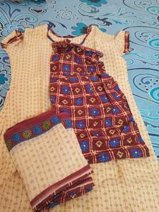 Vintage Print Tunic Top