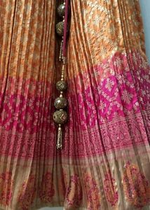 PARTY WEAR BANARASI LEHENGA CHOLI WITH DUPATTA