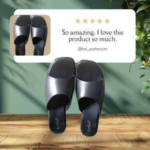 Comfy Black Slides