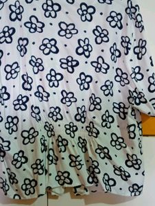 White Floral Shirt