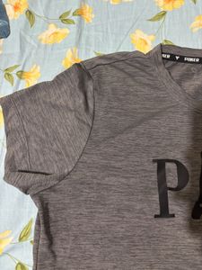 Poker Active Women’s Grey Graphic T-Shirt – XL |