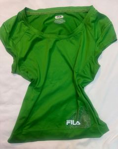 Green Fila Active T-Shirt