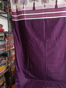 Purple Tree Print Curtain