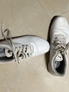 Puma white shoes