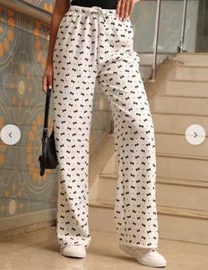 Printed Wide Leg Lounge Pants
