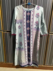 Avaasa Grey Pink Top (kurta)