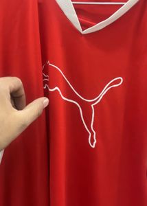 Puma Red Gym T-shirt In New Condition