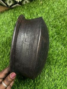 Vintage Black Mud Cooking Pot New
