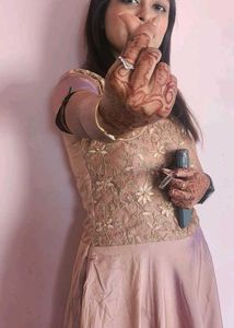 Elegant Embroidered Party Dress