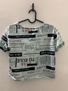 Casual Cropped Tee