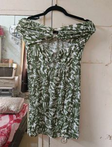 Floral Cutout Mini Dress