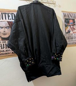 80s/90s Vintage Bijou Stud Embellished Twill jacke