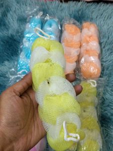 Colorful Loofah Body Scrubbers (8pc Set)