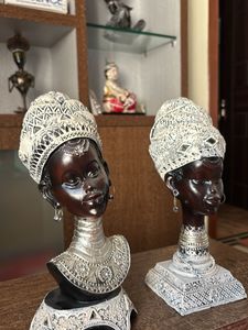 African Lady Busts - Set of 2