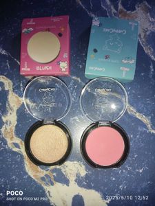 Cuffs N Lashes  Blush And Highlighter Duo